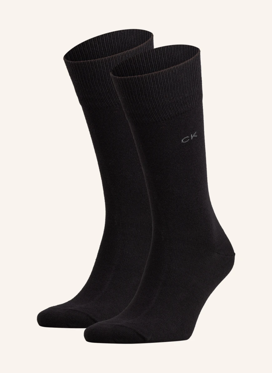 Calvin Klein 2er-Pack Socken in 001 black