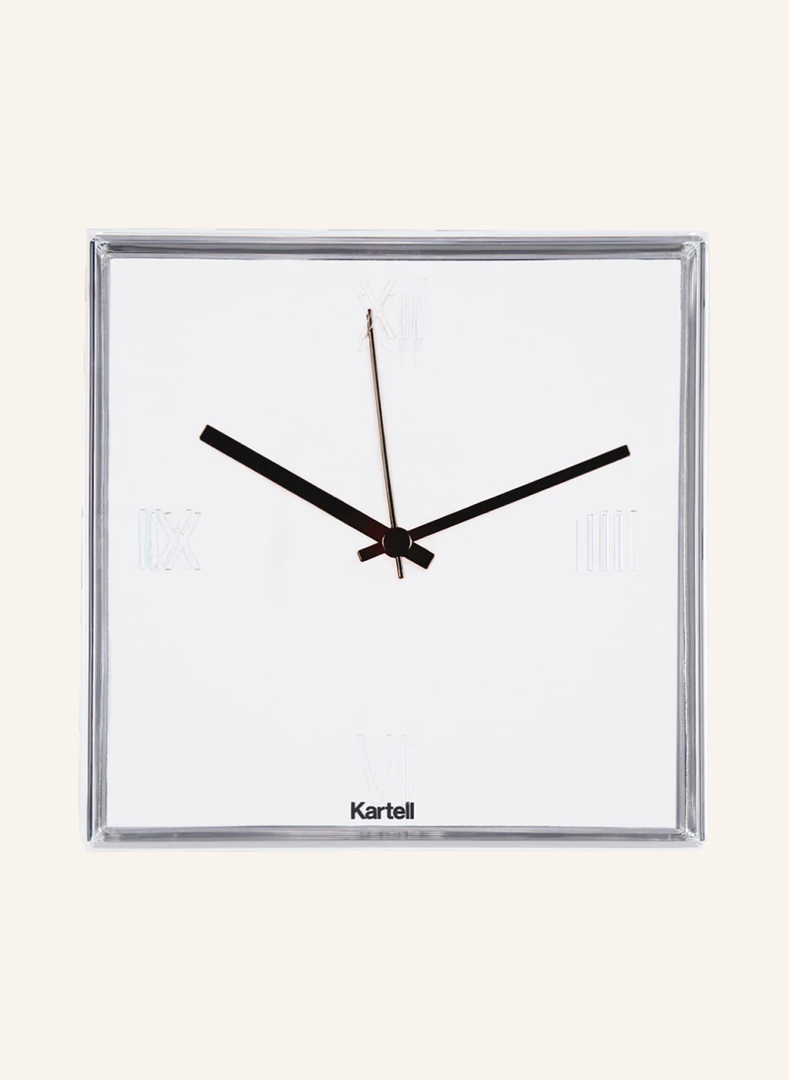 Kartell Wanduhr TIC&TAC in silber