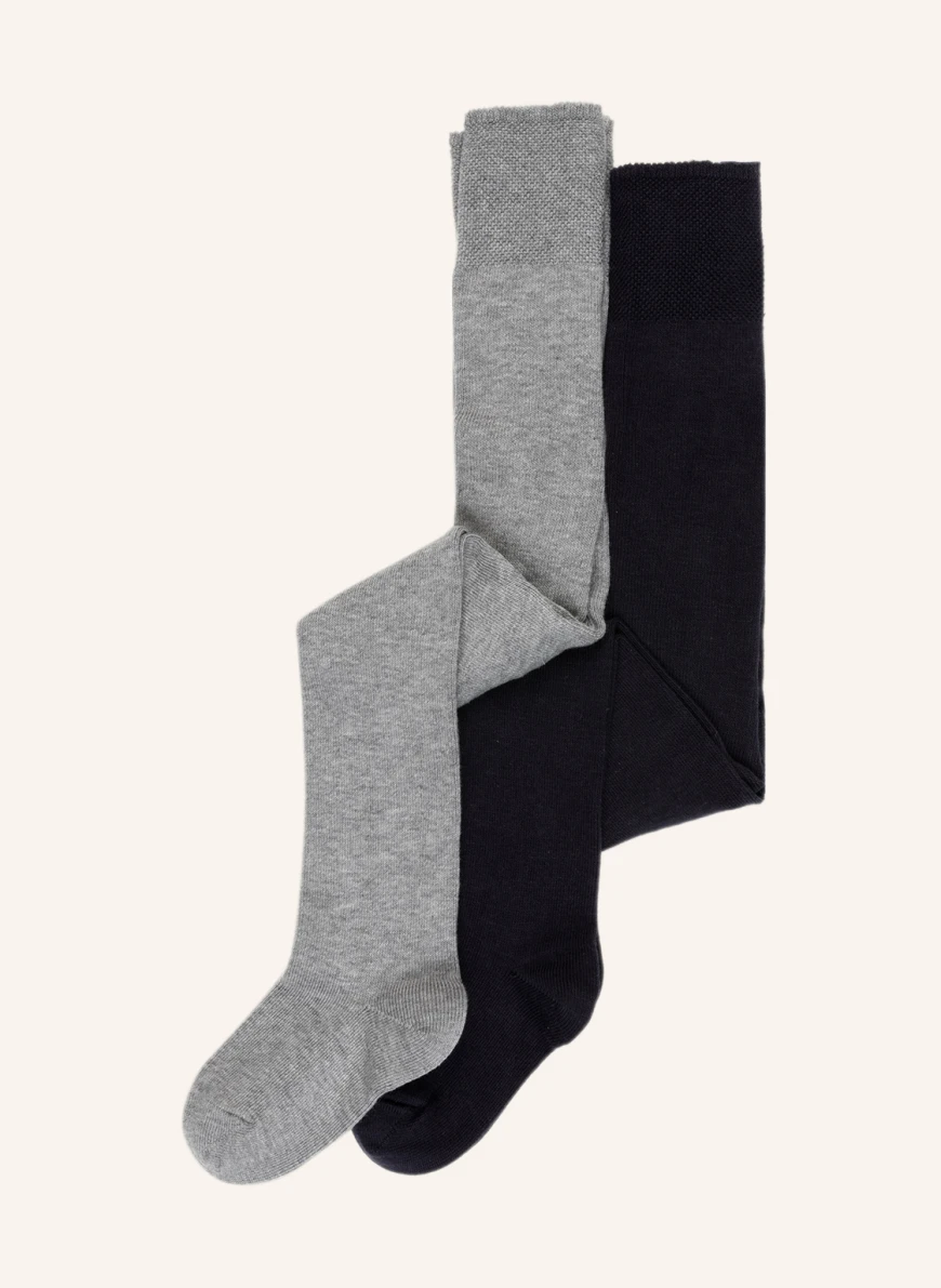 FALKE 2-pack tights DARK BLUE / GRAY