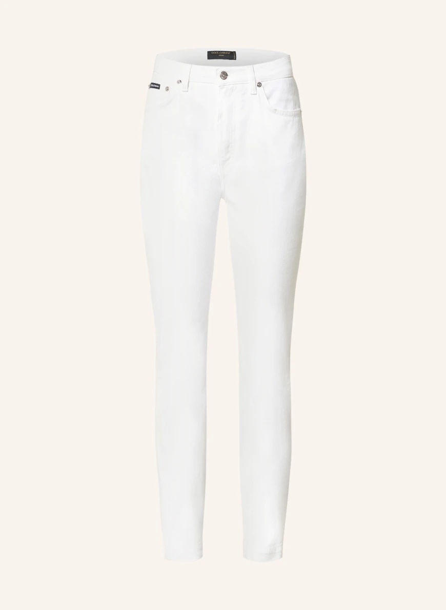 DOLCE & GABBANA 7/8-Jeans AUDREY in w0800 bianco ottico