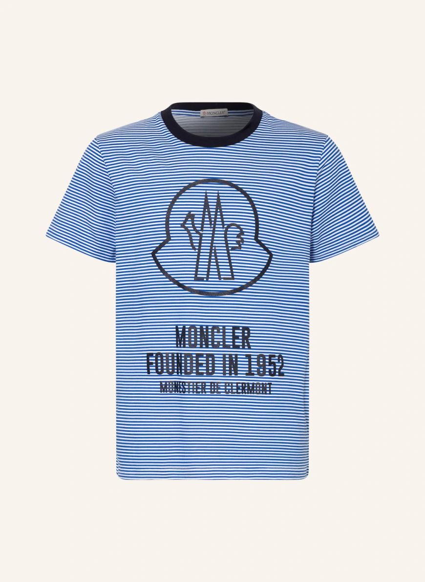 MONCLER enfant T-Shirt in weiss/ blau