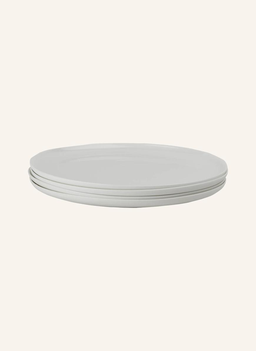 SERAX 4er-Set Speiseteller BASE in creme