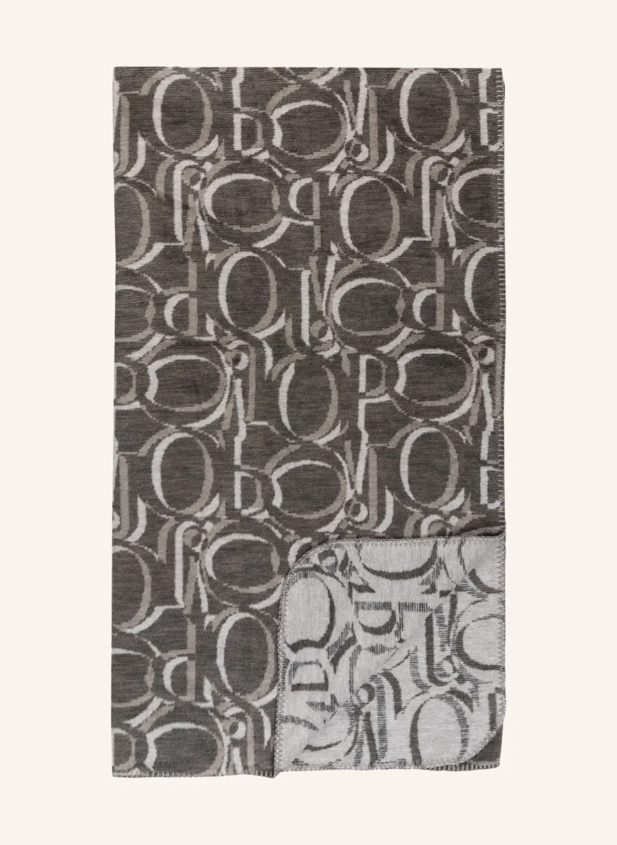 JOOP! Plaid in dunkelgrau/ grau/ hellgrau