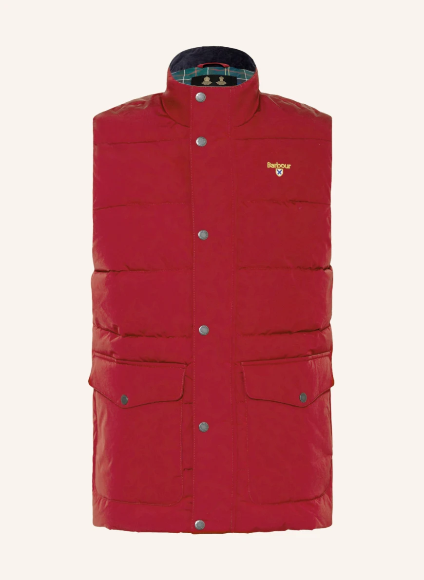Barbour Steppweste RILEY in dunkelrot