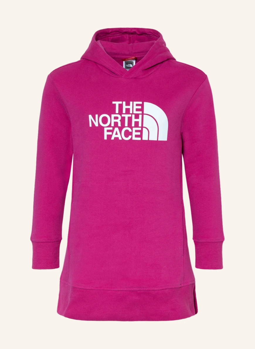 THE NORTH FACE Hoodie mit 3/4-Arm in fuchsia