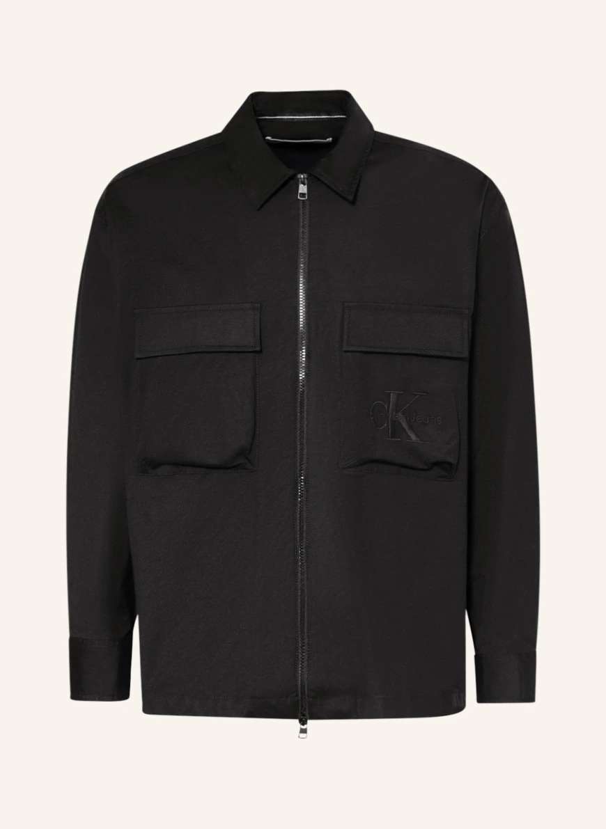 Calvin Klein Jeans Overjacket in schwarz