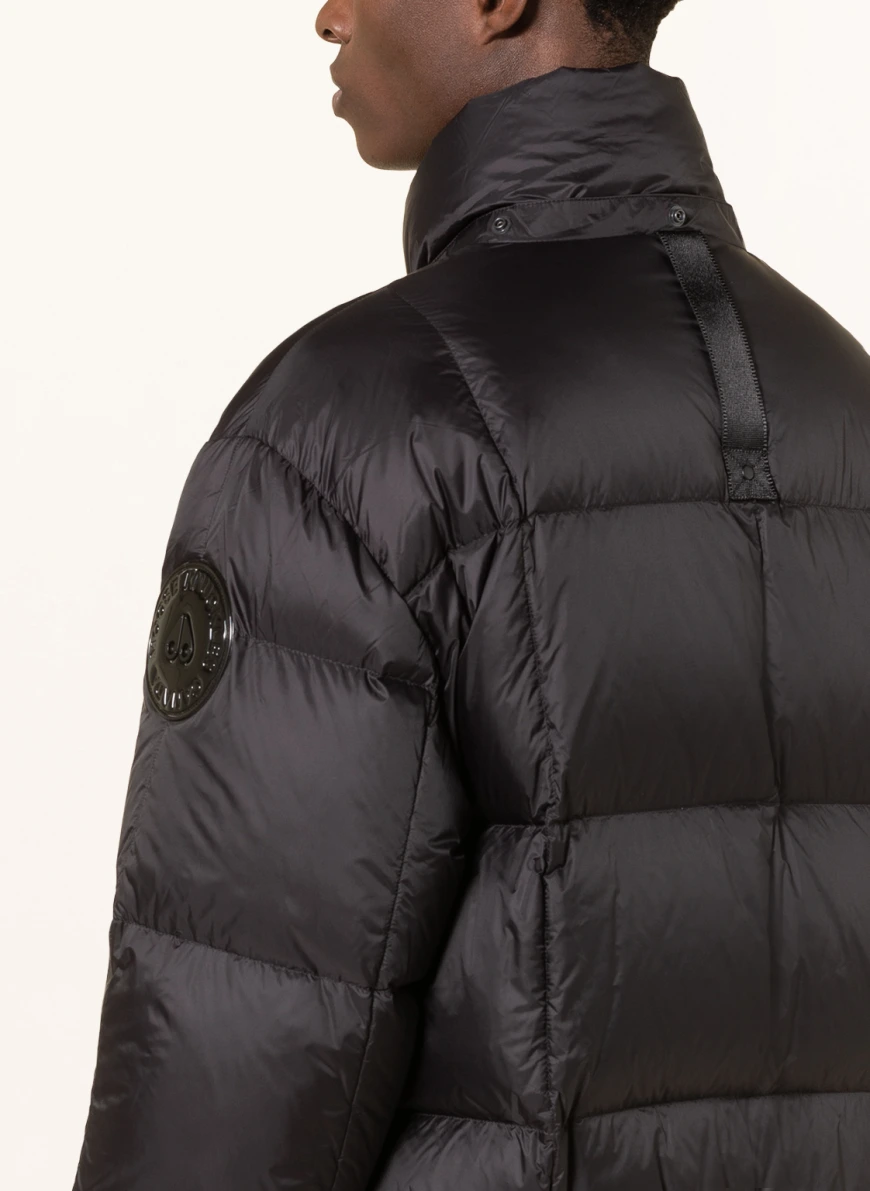 MOOSE KNUCKLES Daunenjacke 125TH STREET mit abnehmbarer Kapuze in schwarz NF10089