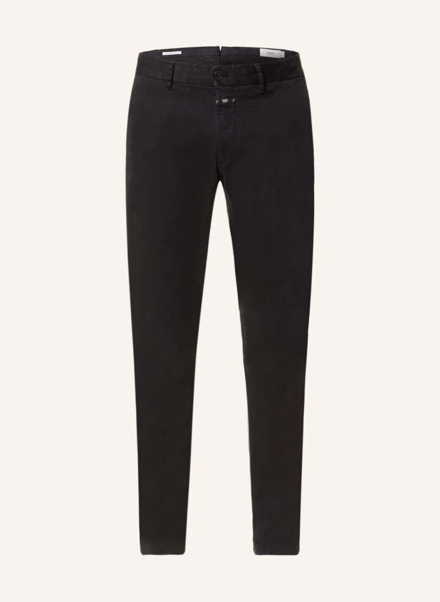 CLOSED Chino CLIFTON Slim Fit in schwarz