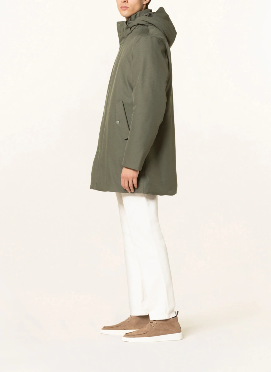 pierre cardin Parka mit abnehmbarer Kapuze in oliv SV8666
