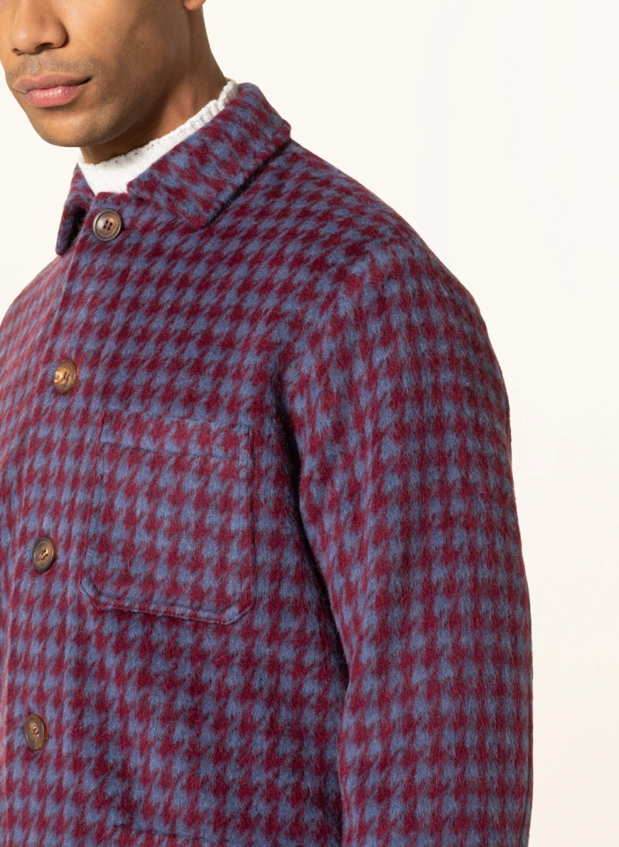 DOPPIAA Overjacket in blau/ dunkelrot SV7373