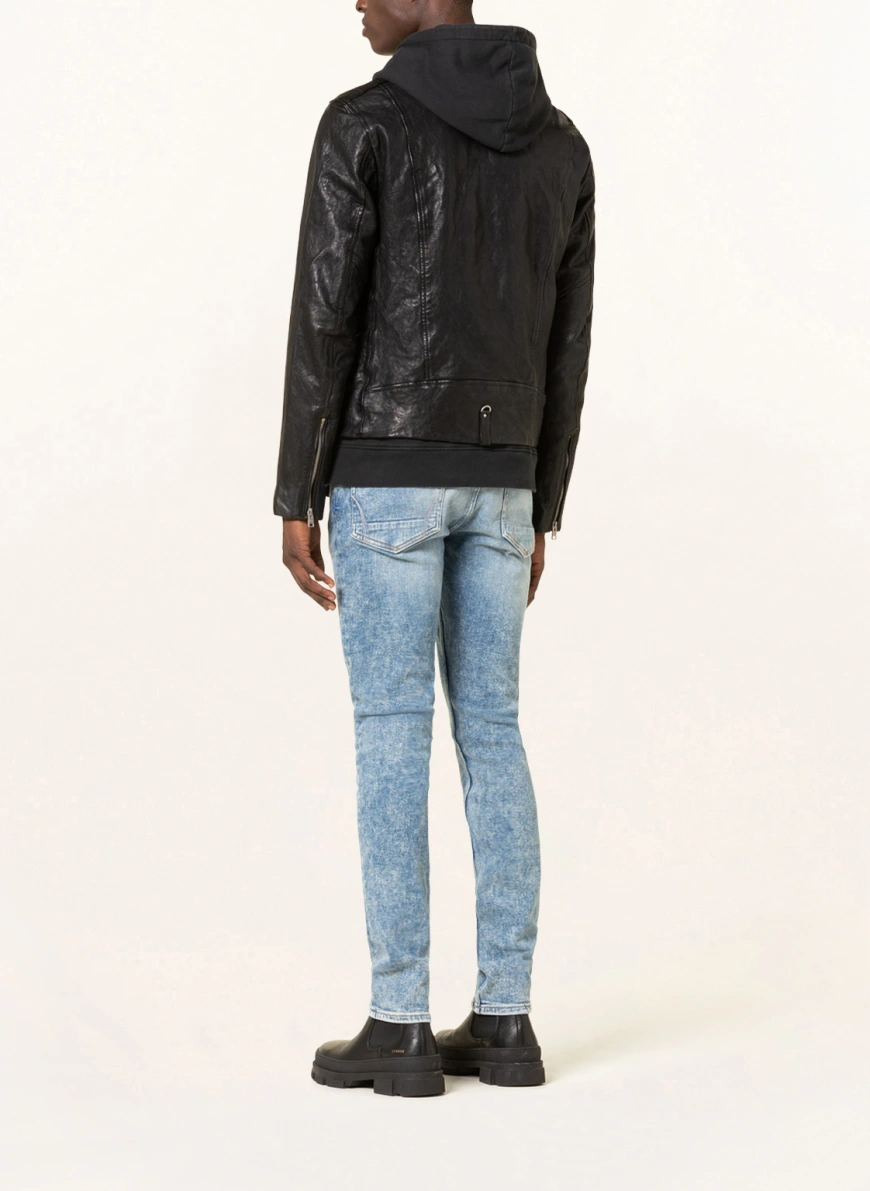 ALLSAINTS Lederjacke CANE BIKER in schwarz SV7918