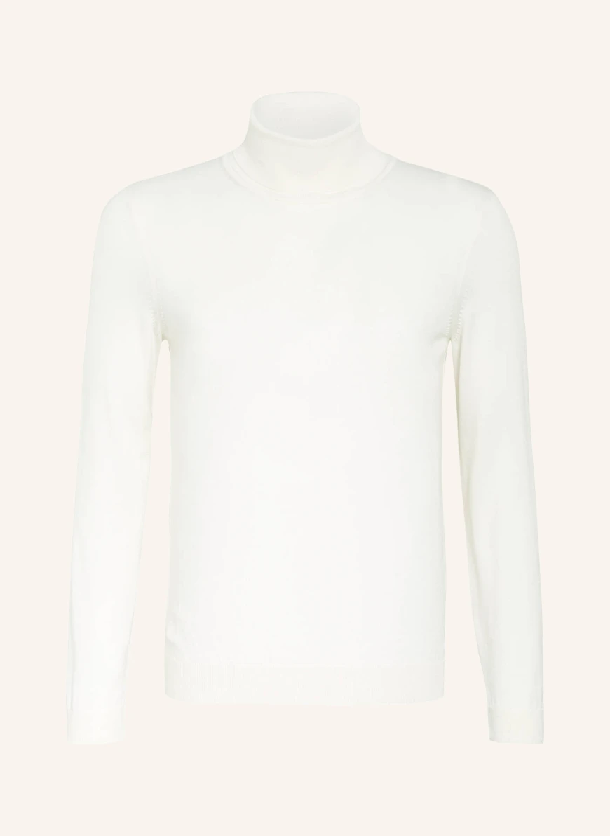 BOSS Rollkragenpullover MUSSO in weiss