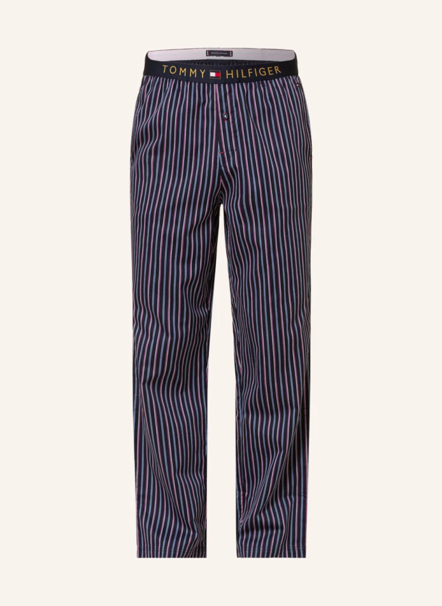 TOMMY HILFIGER Schlafhose in dunkelblau
