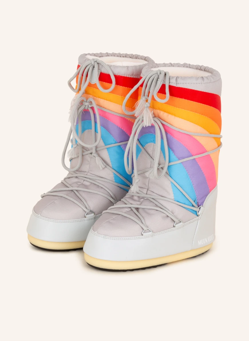 MOON BOOT Moon Boots ICON RAINBOW in hellgrau