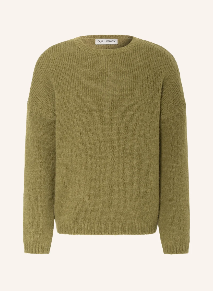 OUR LEGACY Pullover mit Alpaka in oliv