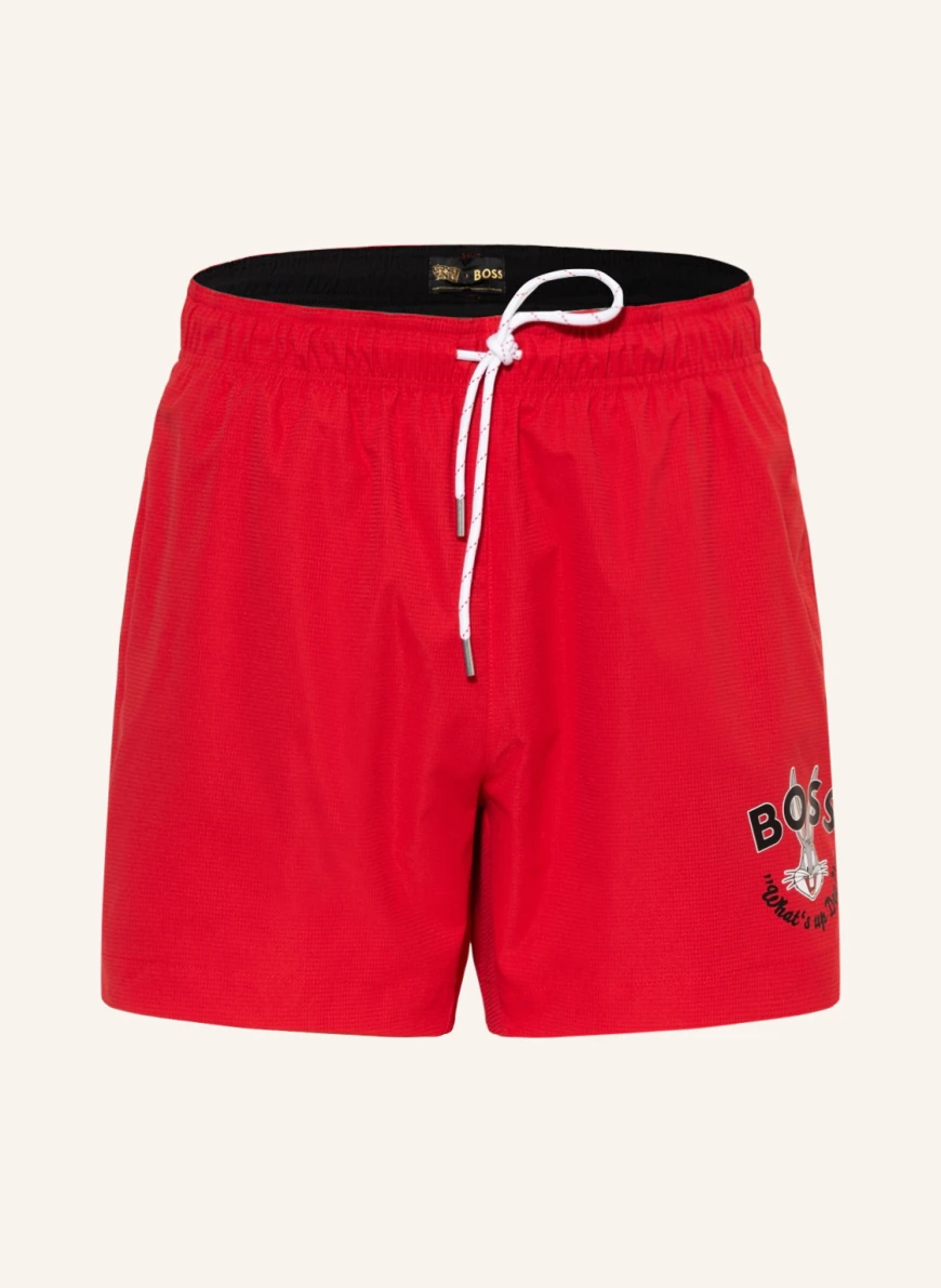 BOSS Badeshorts FLO in rot