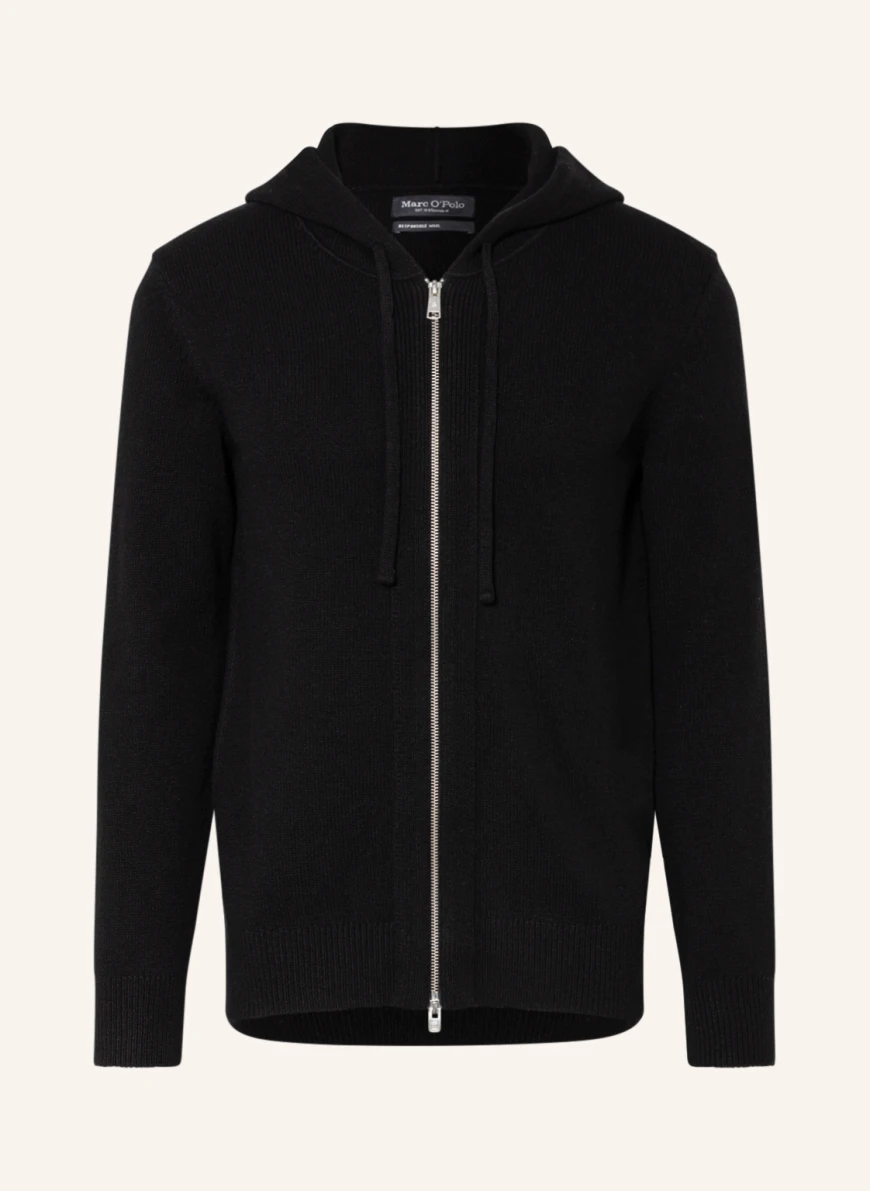 Marc O'Polo Strickjacke in schwarz