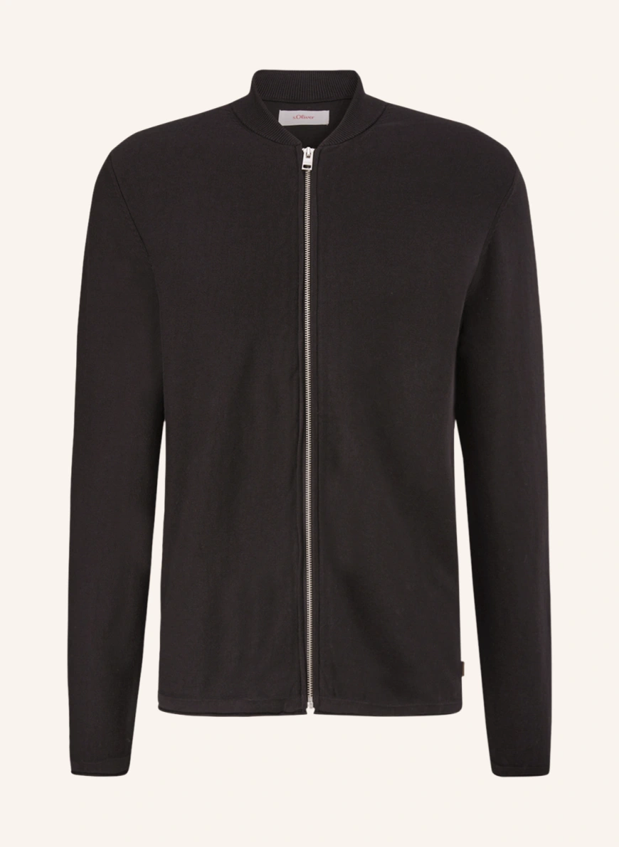 s.Oliver RED Strickjacke in schwarz s.Oliver RED Strickjacke in schwarz