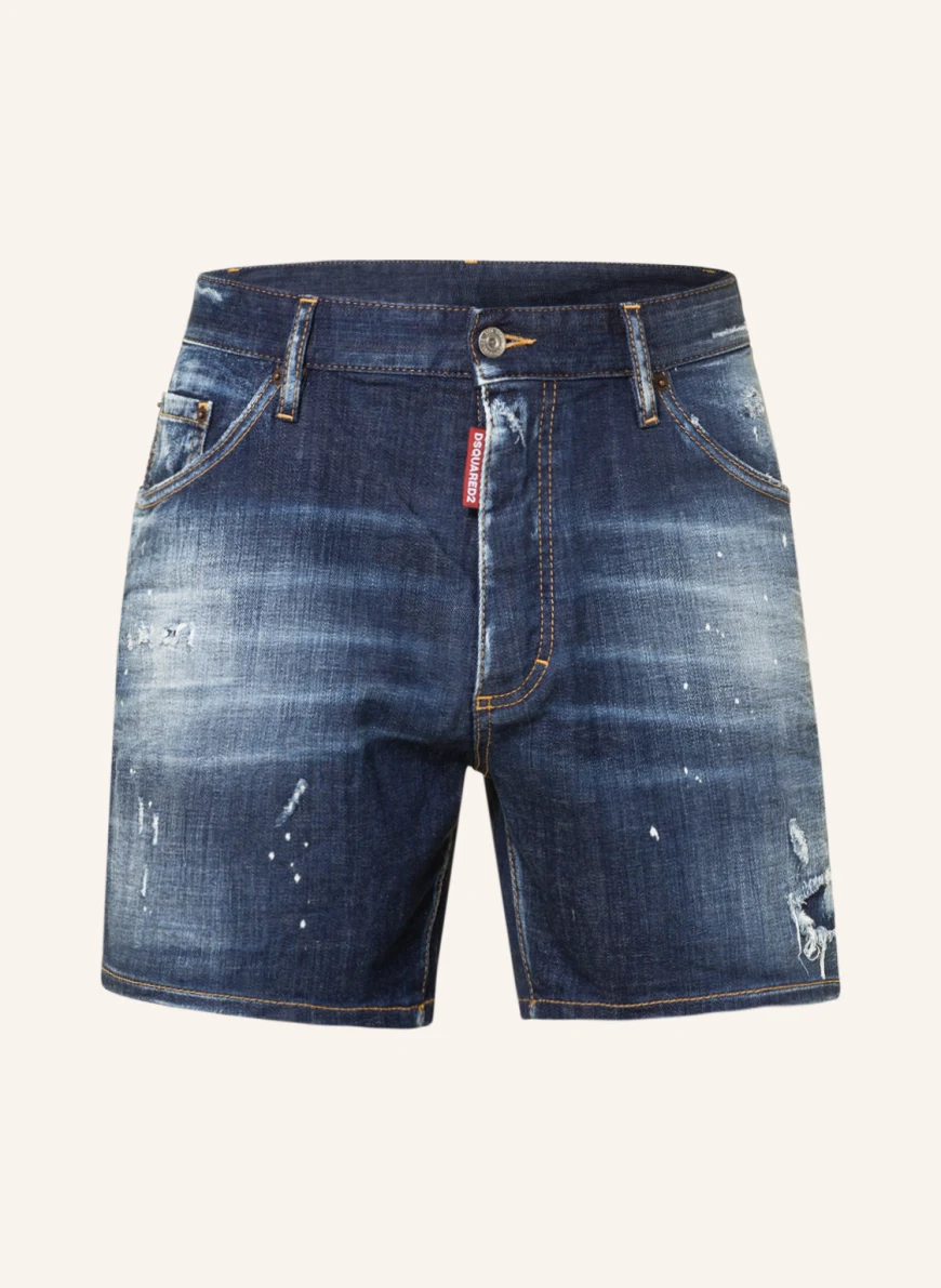 DSQUARED2 Jeansshorts COMMANDO in 470 blue navy