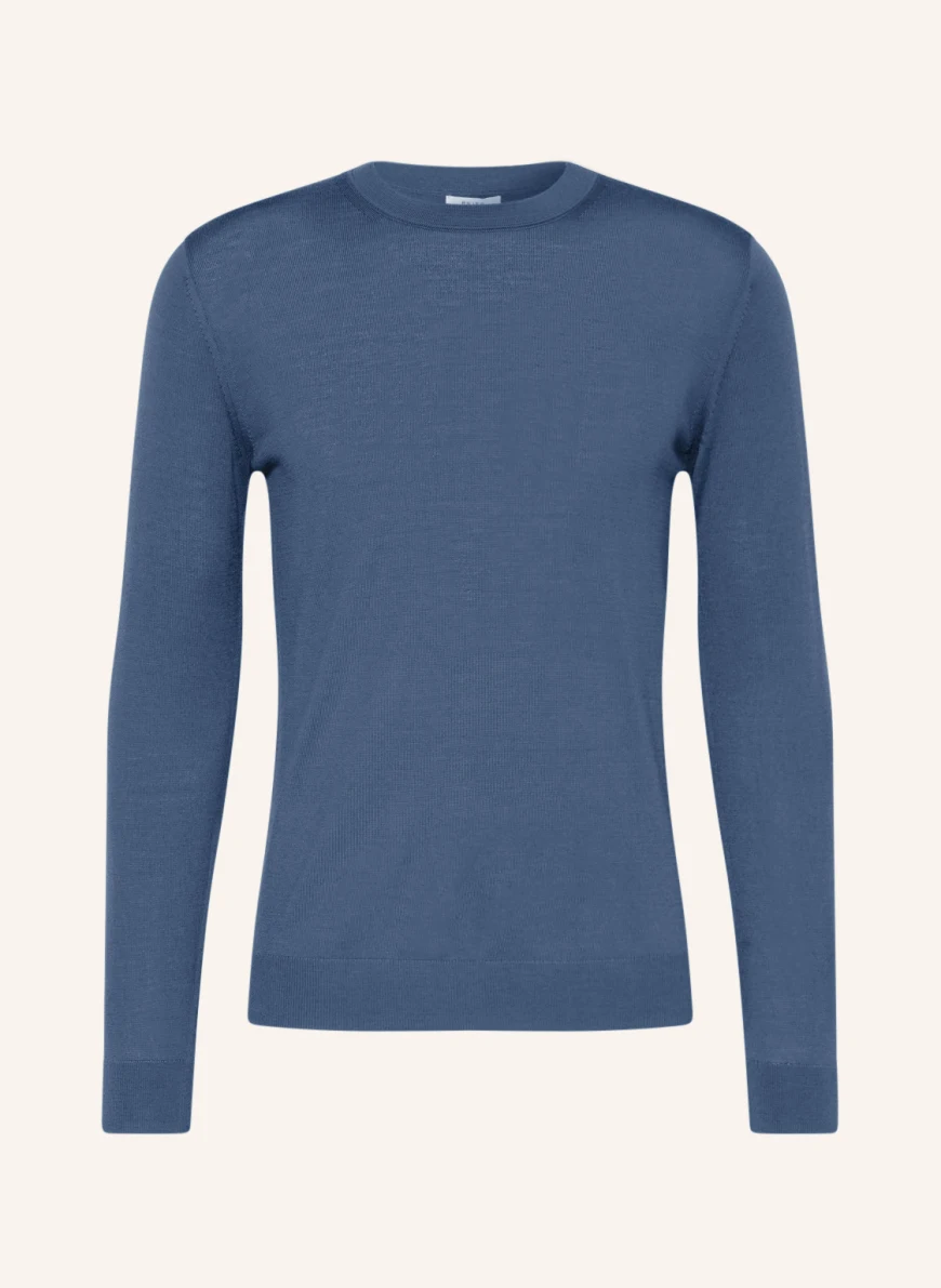 REISS Pullover WESSEX aus Merinowolle in blau