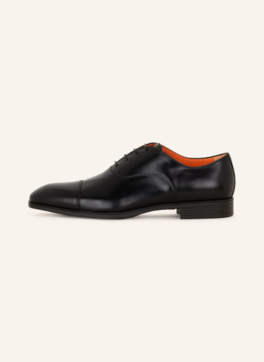 Santoni Schnürer SIMON in schwarz