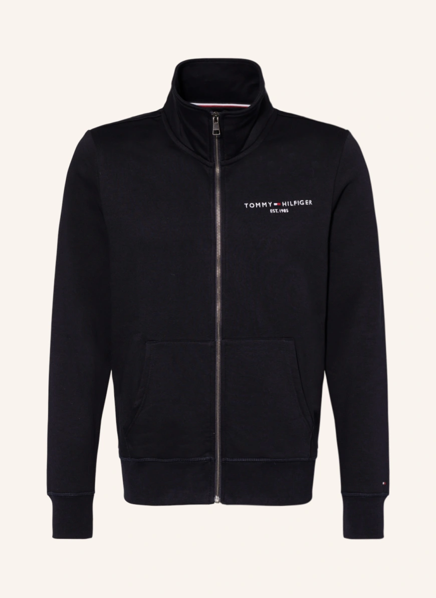 TOMMY HILFIGER Sweatjacke in dunkelblau