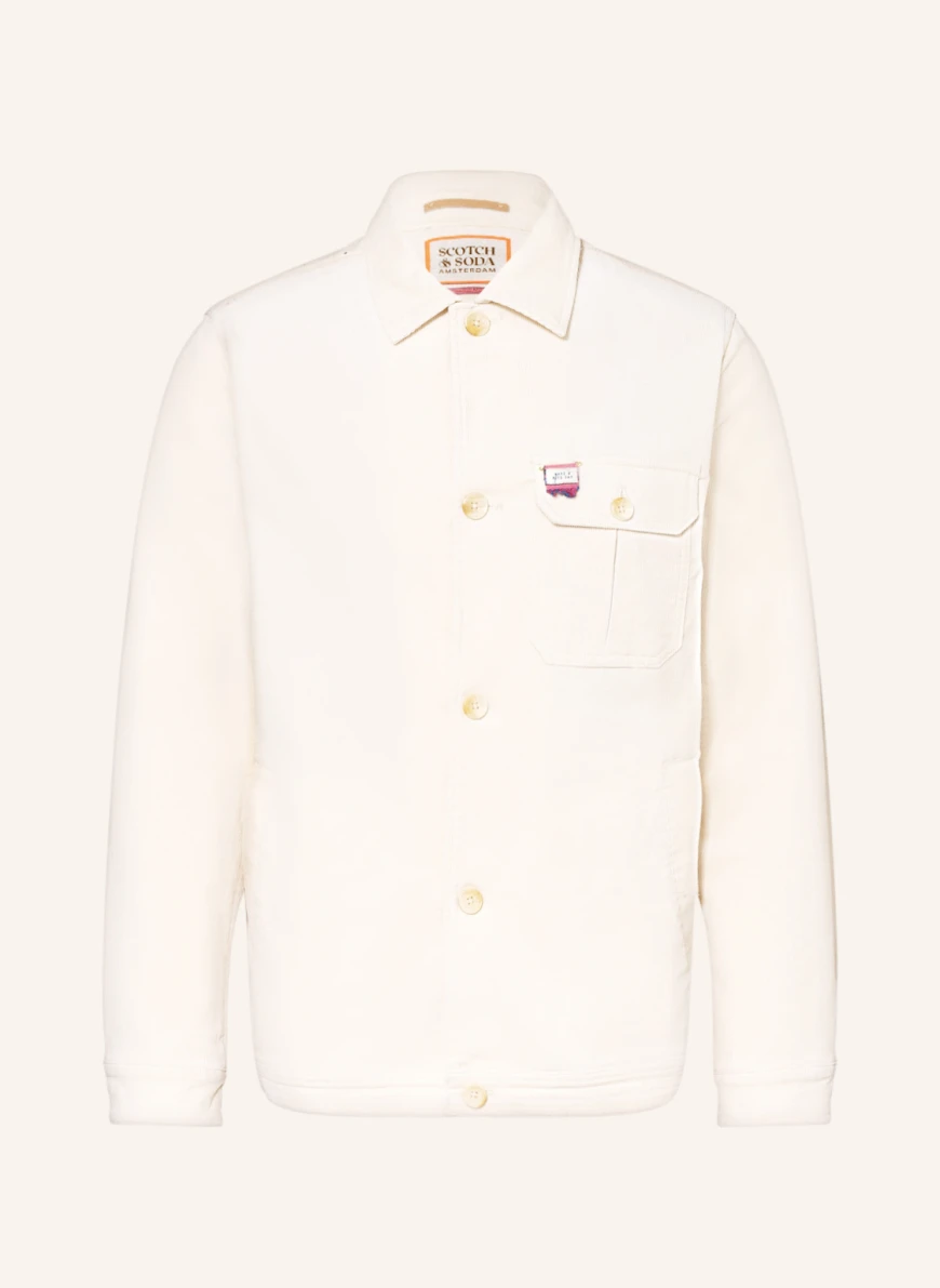 SCOTCH & SODA Cordjacke in ecru