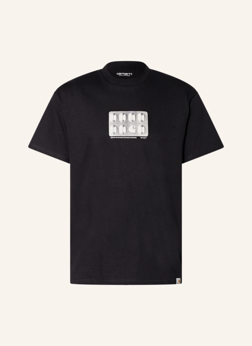 carhartt WIP T-Shirt in schwarz/ grau/ hellgrau