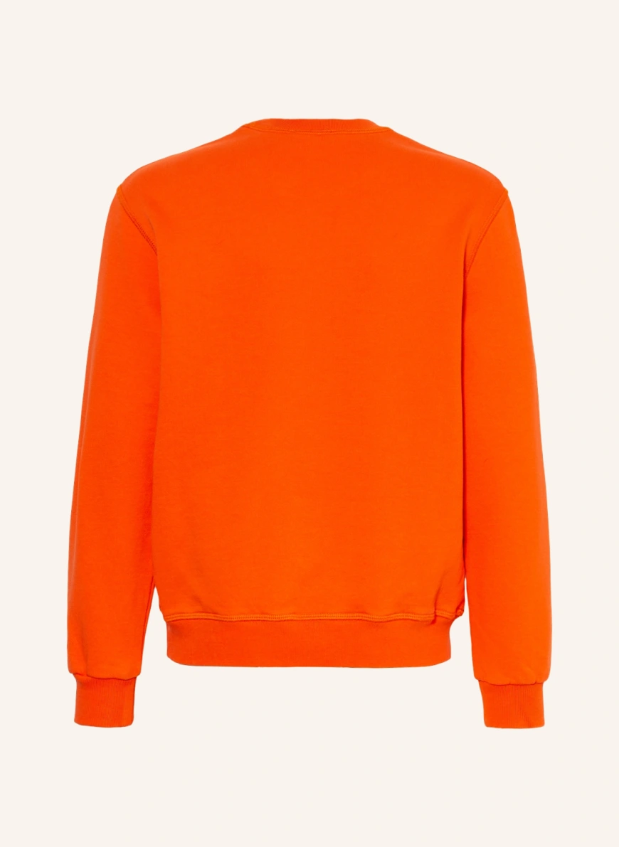 DSQUARED2 Sweatshirt in orange/ weiss GE6617