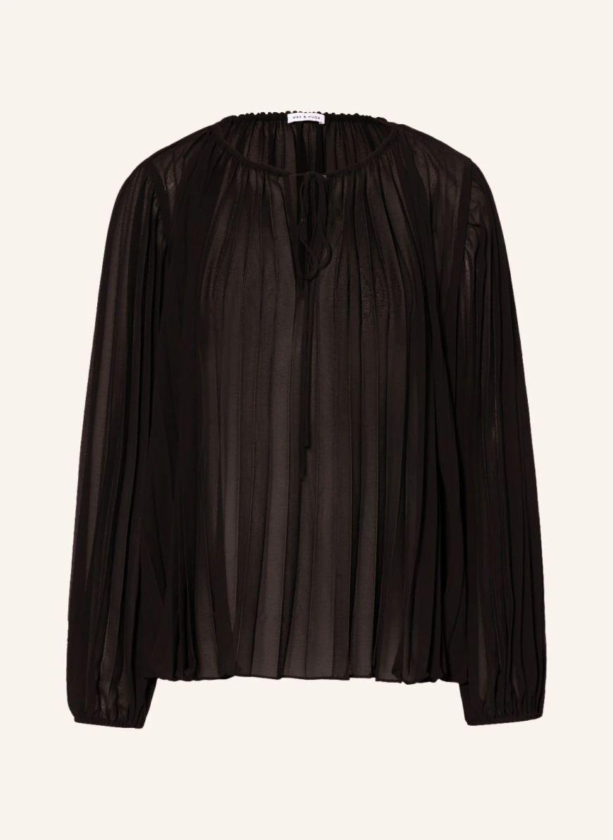MRS & HUGS Blusenshirt in schwarz