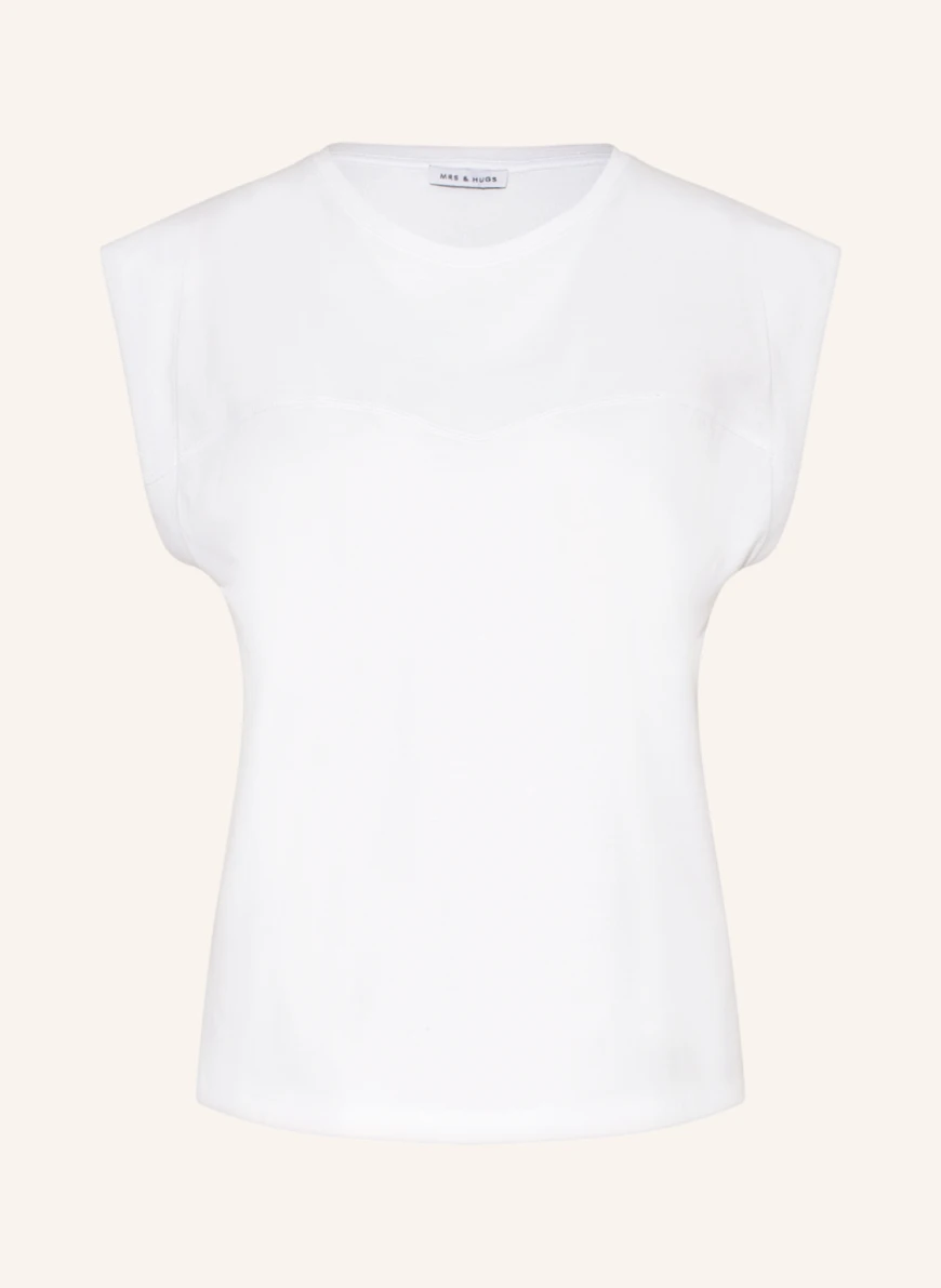 MRS & HUGS T-Shirt in weiss