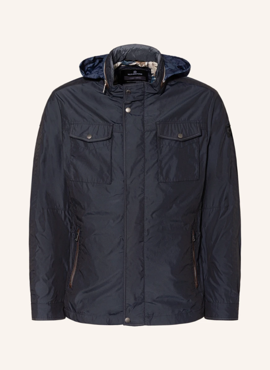 MILESTONE Fieldjacket MS-CATELLO in dunkelblau