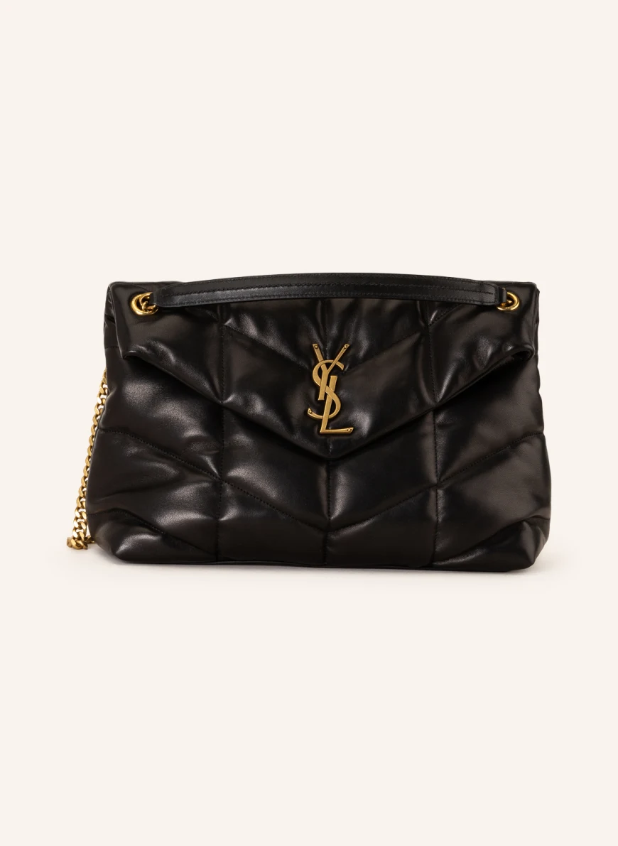 SAINT LAURENT Schultertasche LOULOU MEDIUM in schwarz