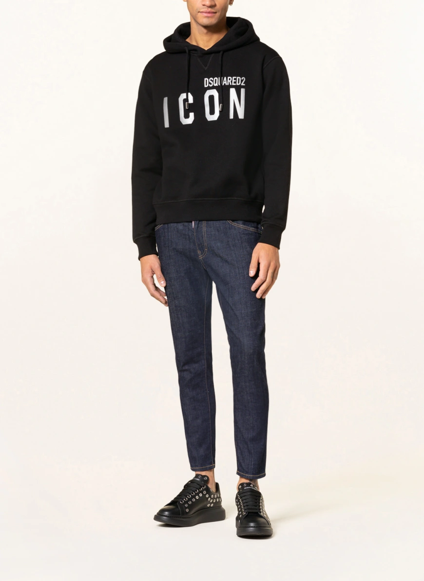 DSQUARED2 Hoodie ICON in schwarz GE6145