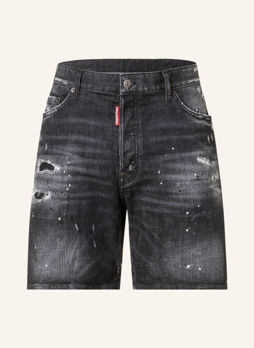 DSQUARED2 Jeansshorts MARINE in 900 black