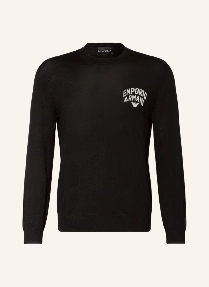 EMPORIO ARMANI Pullover in schwarz EMPORIO ARMANI Pullover in schwarz