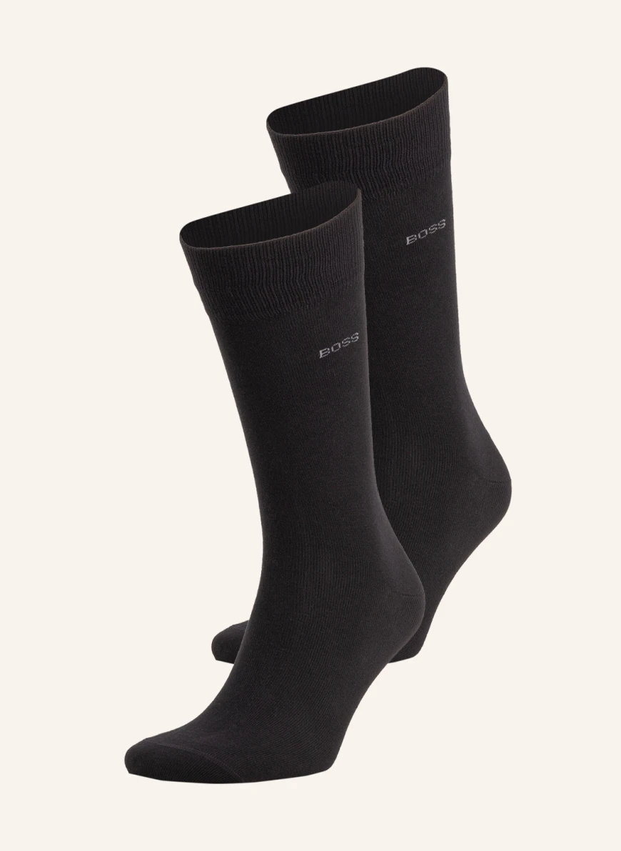 BOSS 2er-Pack Socken in 001 black