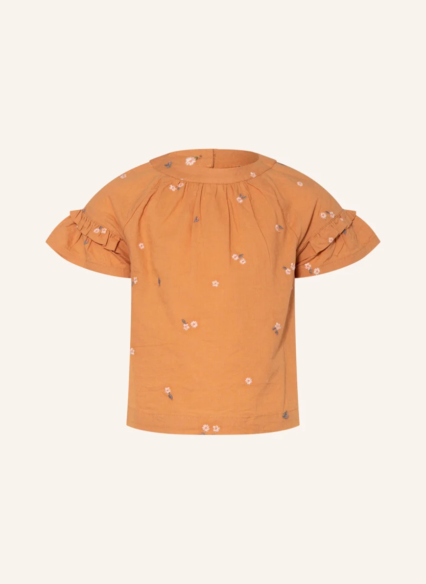 WHEAT Bluse mit Rüschen in camel