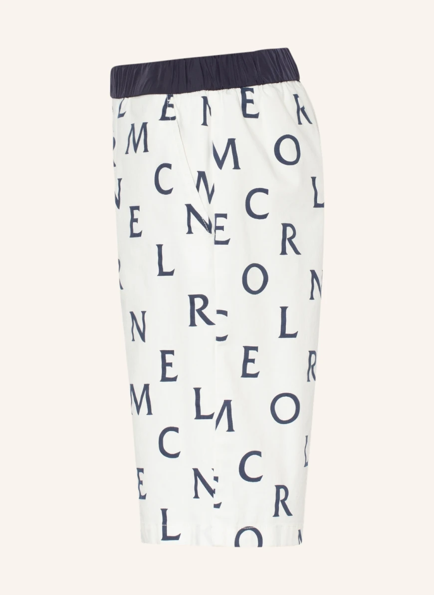 MONCLER enfant Shorts in weiss/ dunkelblau GE7147