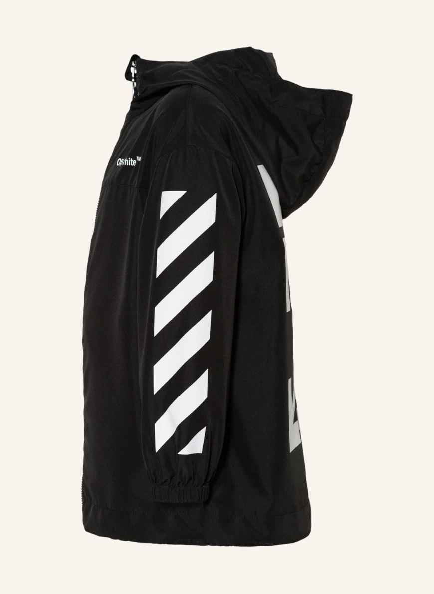 Off-White Regenjacke in schwarz GE6081