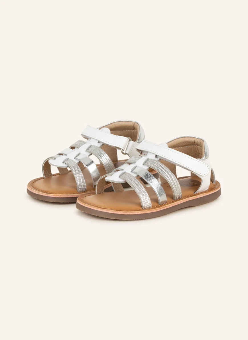 GIOSEPPO Sandalen GAPLAND in weiss/ silber