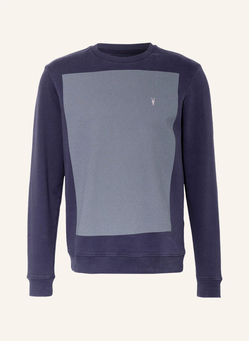 ALLSAINTS Sweatshirt LOBKE in dunkelblau/ grau