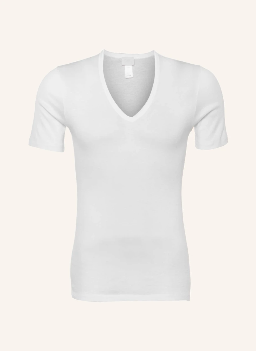 HANRO V-Shirt COTTON PURE in weiss