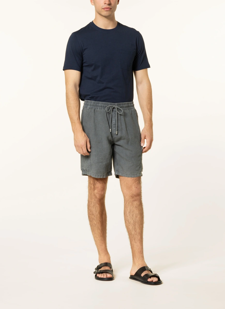 VILEBREQUIN Cargoshorts aus Leinen in grau NF7191