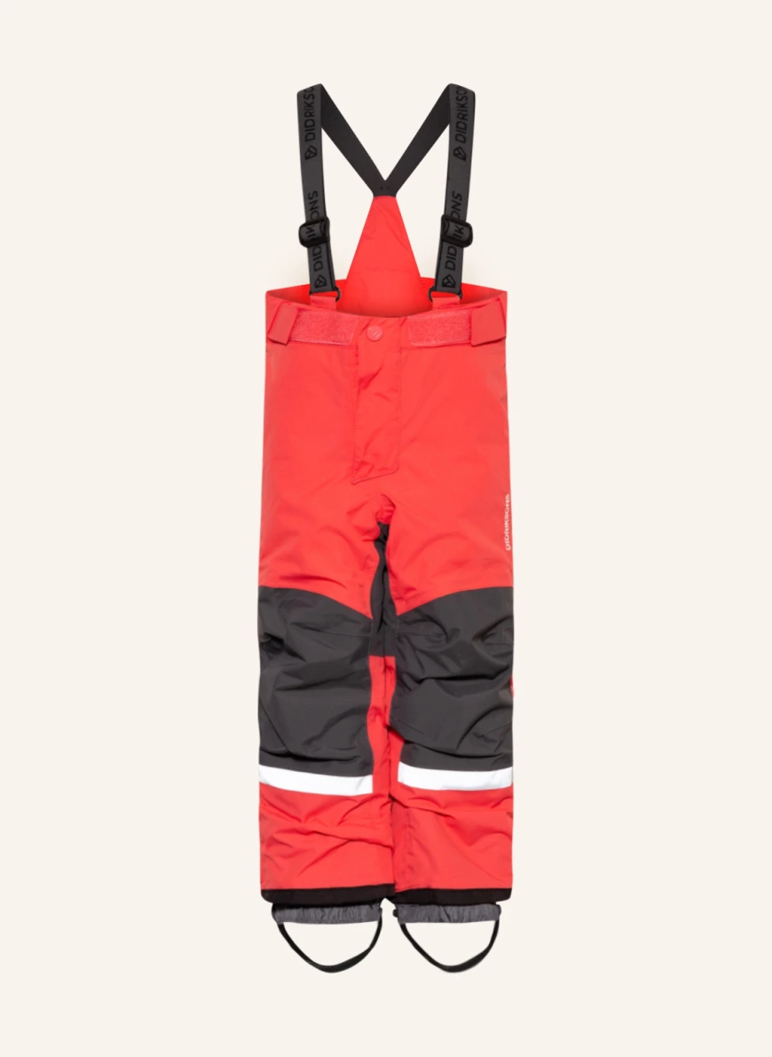 DIDRIKSONS Skihose IDRE in hellrot/ dunkelgrau