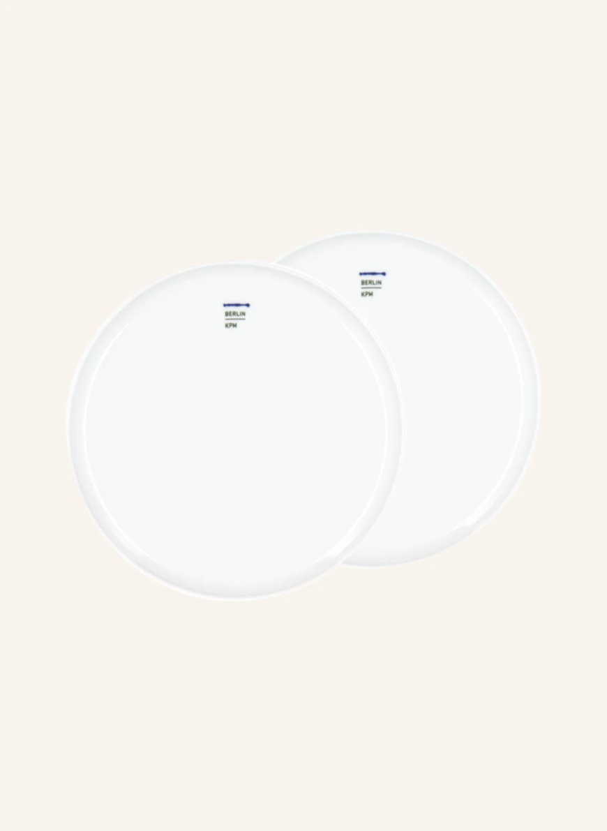 KPM 2er-Set Brotteller LAB in weiss