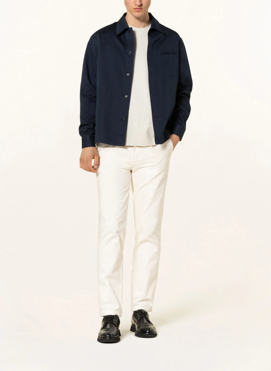 Filippa K Overjacket MATT mit Leinen in dunkelblau SV8678