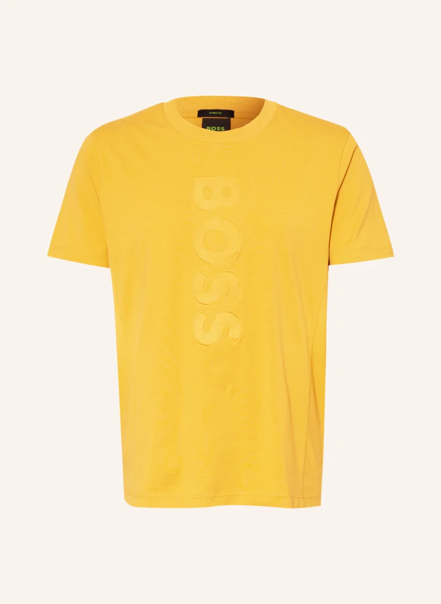 BOSS T-Shirt TEE 7 in dunkelgelb