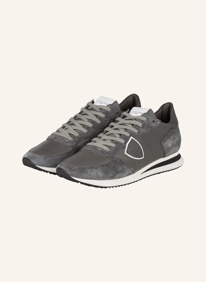 PHILIPPE MODEL Sneaker TRPX in grau/ taupe