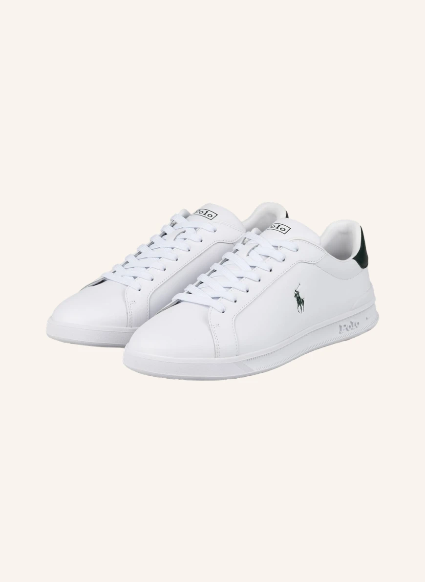 POLO RALPH LAUREN Sneakers WHITE / DARK GREEN